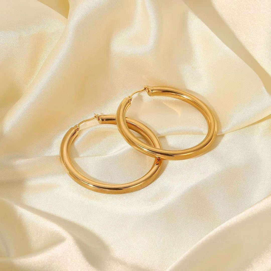 Golden hoops