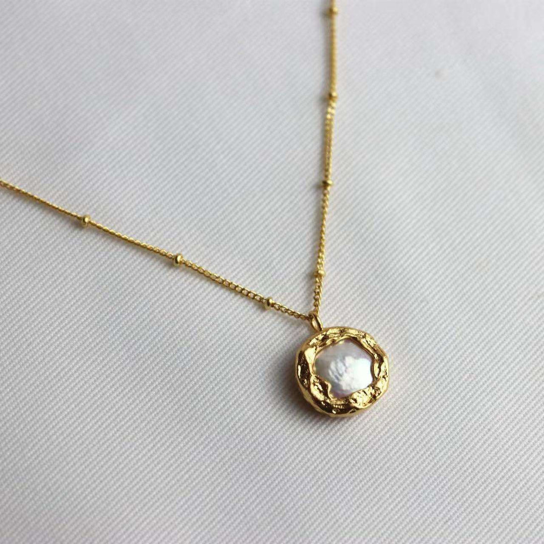 Golden Pearl Pendant
