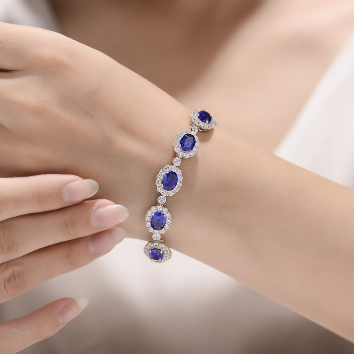 Regal Sapphire Bracelet