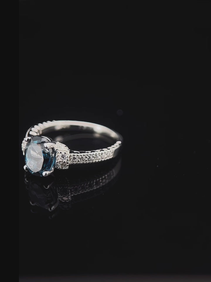 Sky Blue Grace Ring